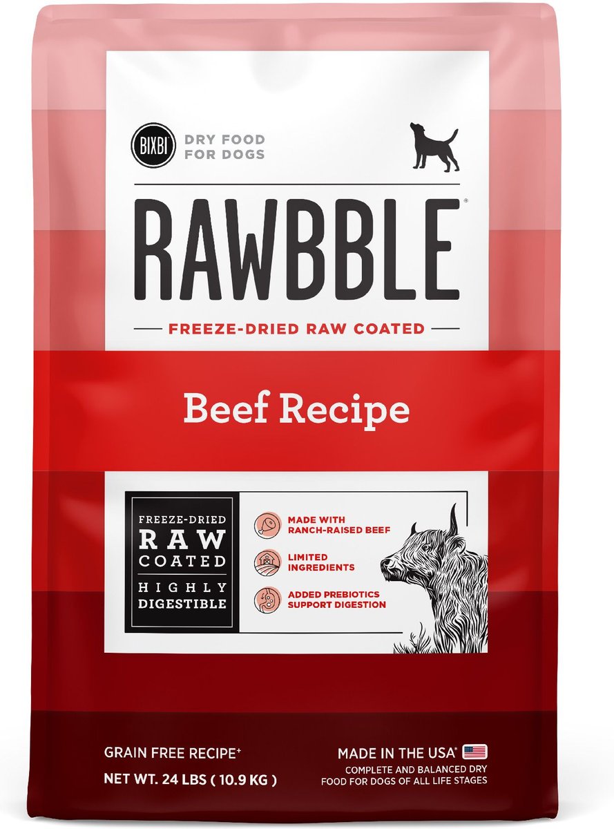 Bixbi Beef Rawbble Kibble 24#