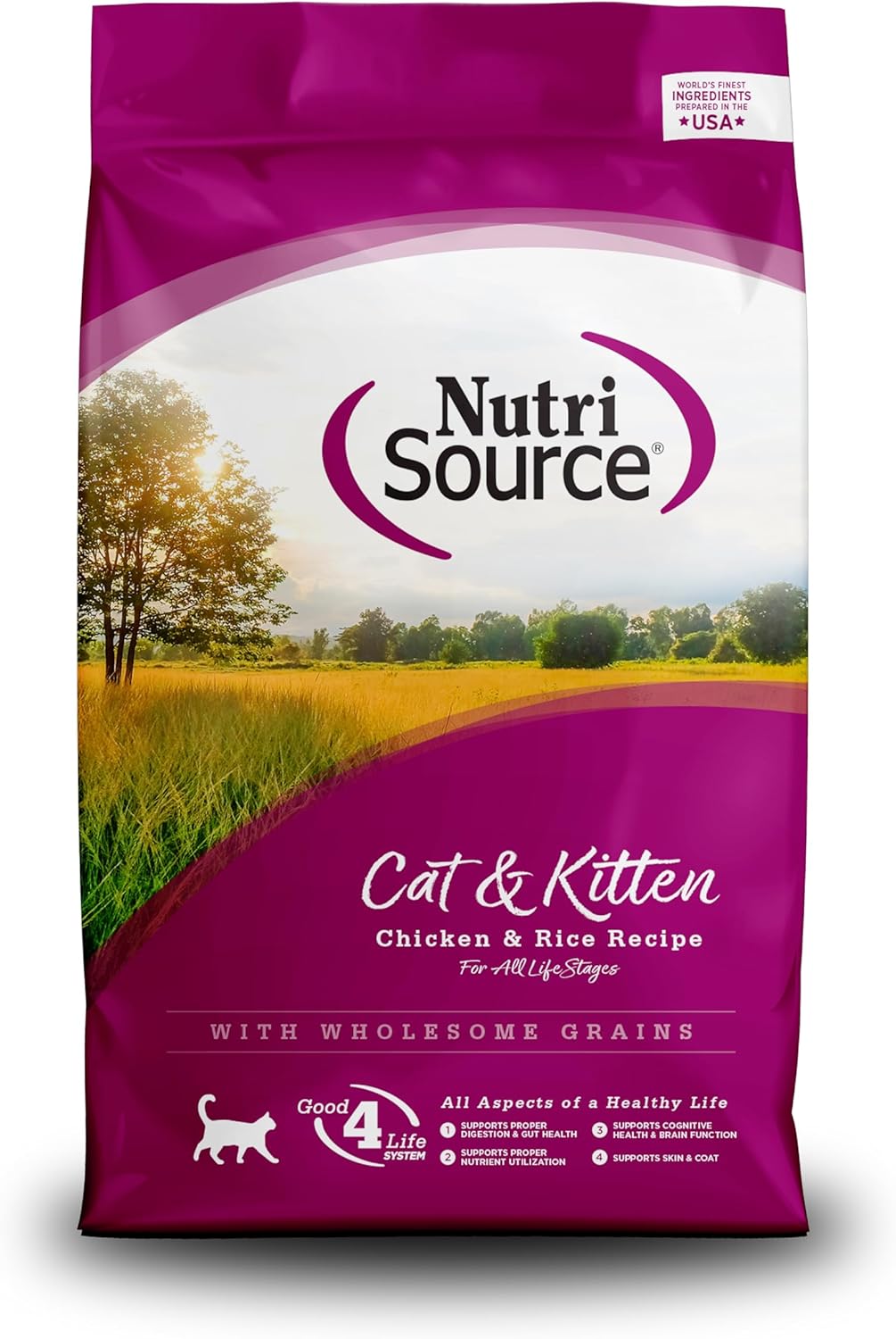 NutriSource CAT & Kitten Chicken & Rice CAT Food 12LB