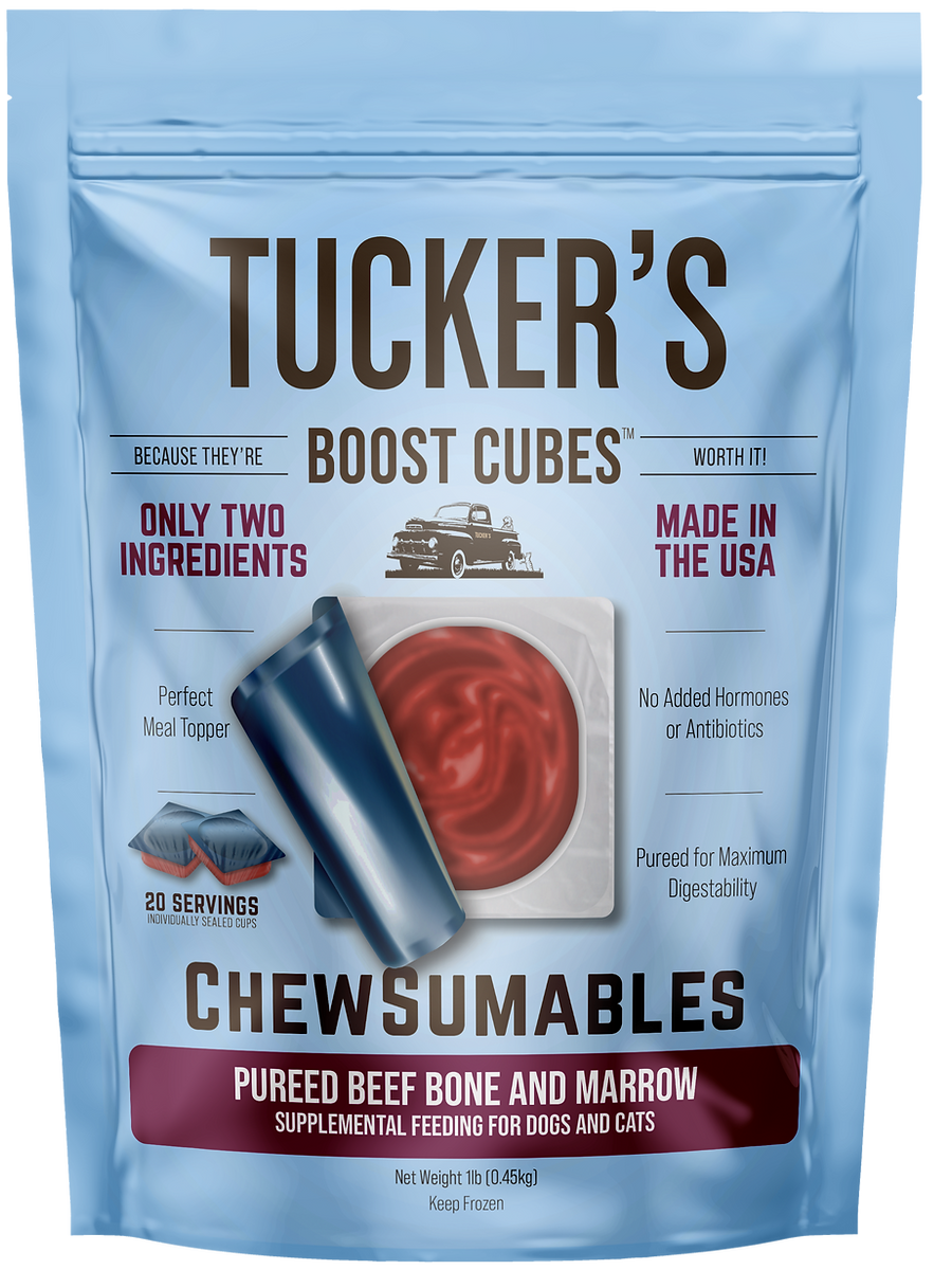 TUCKERS FROZEN BOOST-Cube BONE MARROW 1 LB.