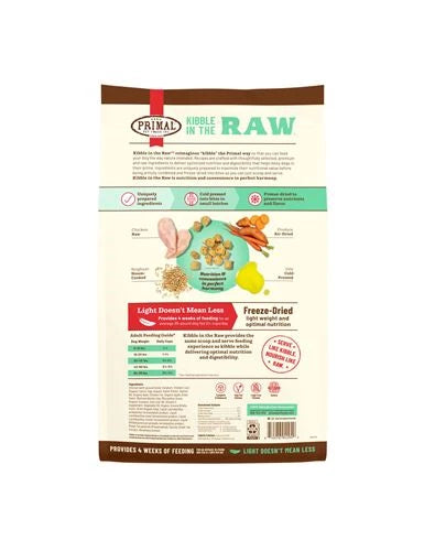 Primal Kibble in the Raw Chicken Recipe 9lb