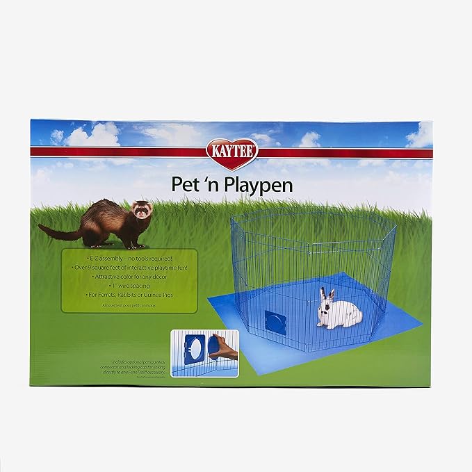 PET N' PLAYPEN W/ MAT 29"HIGH