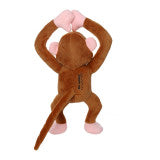 TUFFIE'S Mighty Angry Animals Monkey Durable Dog Toy Brown 15 in