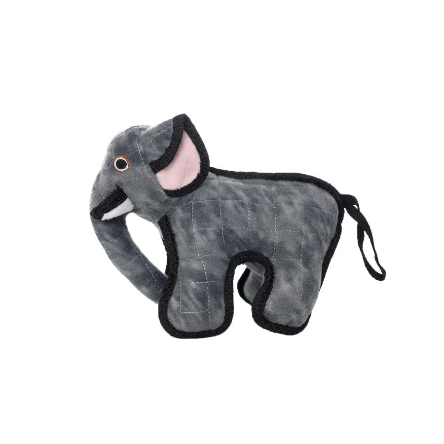 TUFFIE'S Jr Zoo Elephant Durable Dog Toy 10in