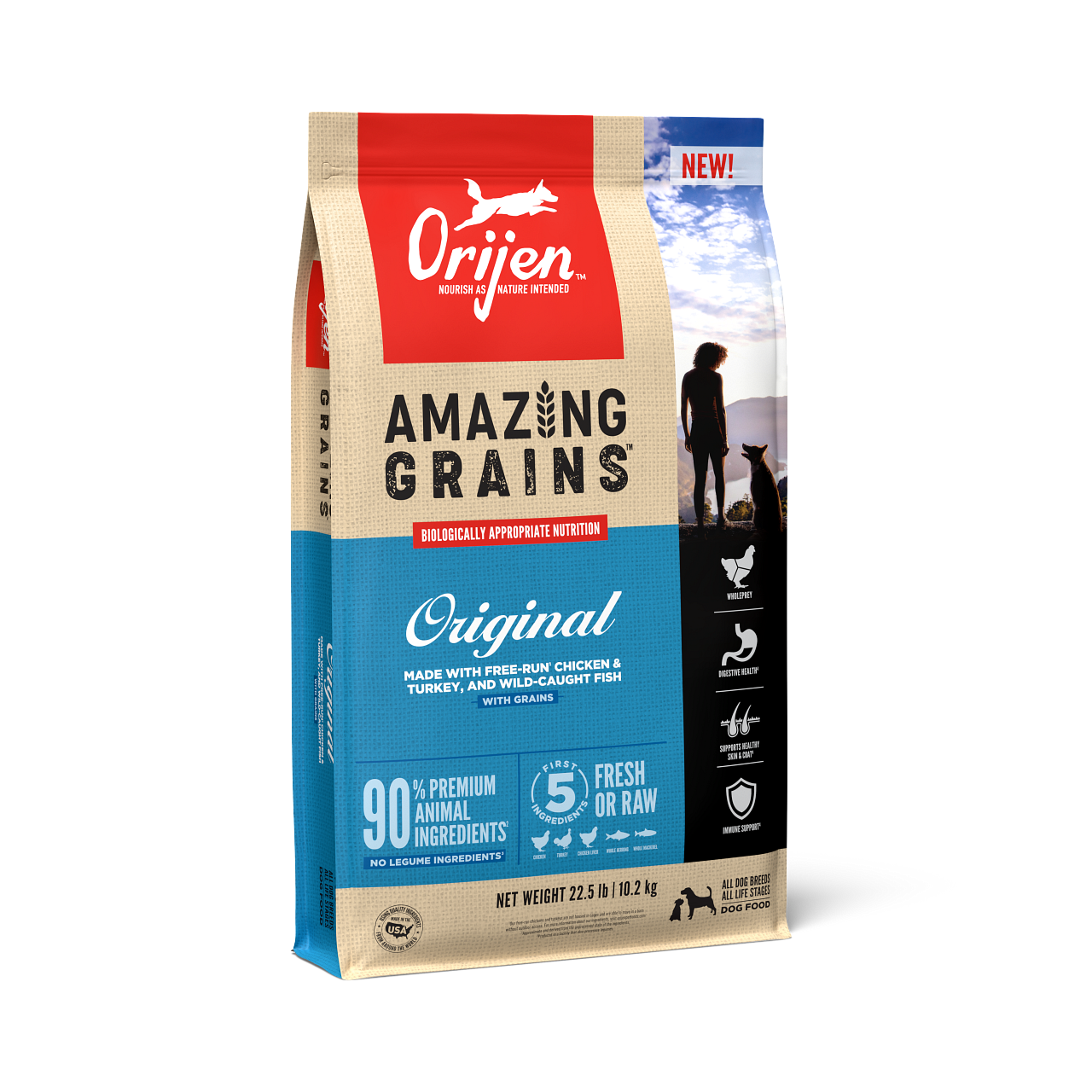 Orijen Adult Grain Dog 22.5lb