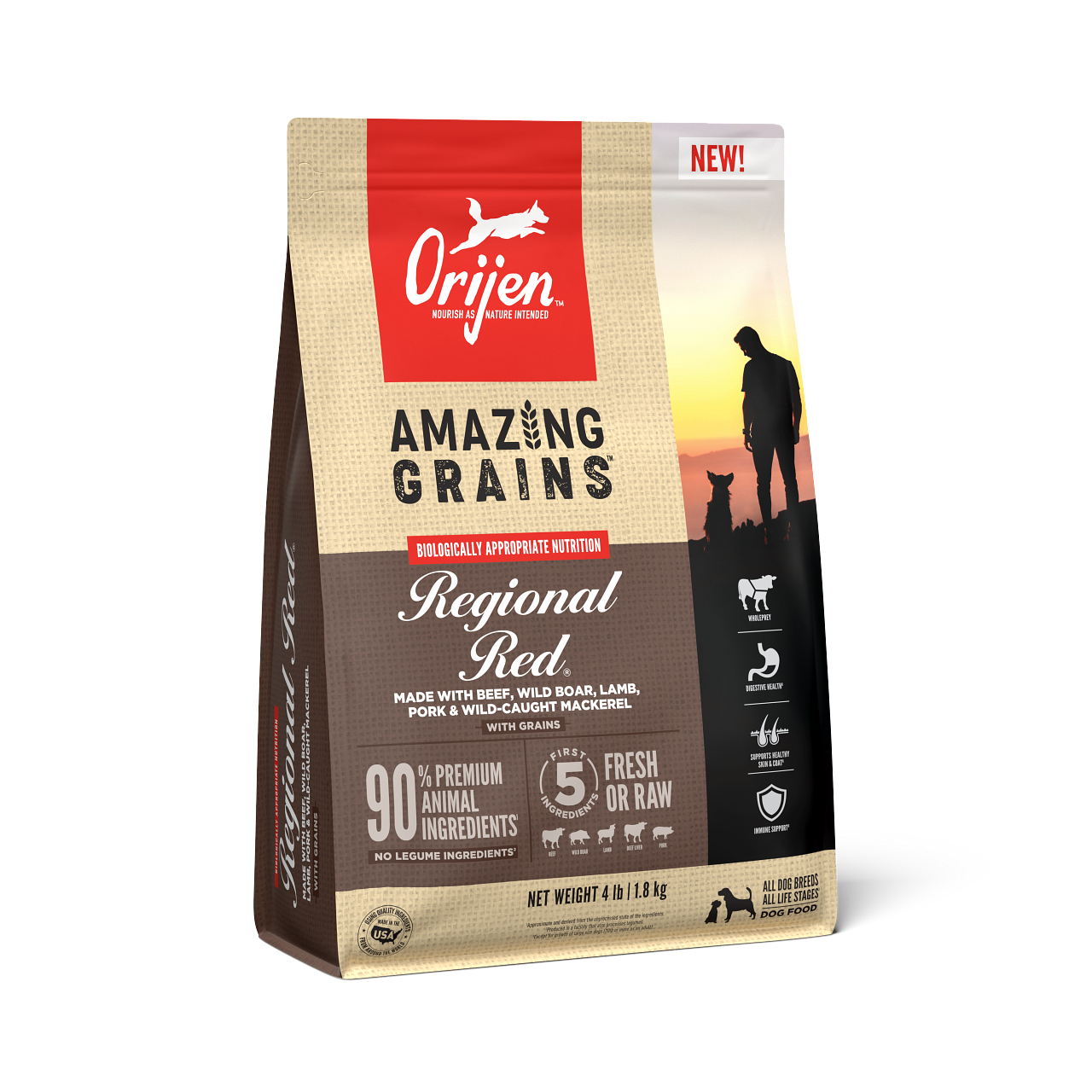 Orijen RegionalRed Grain 4 lb